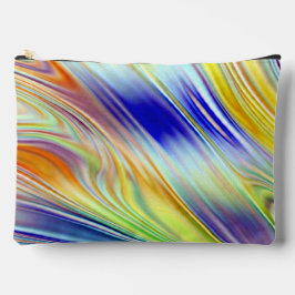 Bolsa colorida de accesorios de maquillaje clásico