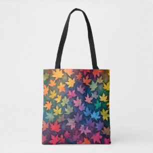 Bolsa colorida de la piel de arce