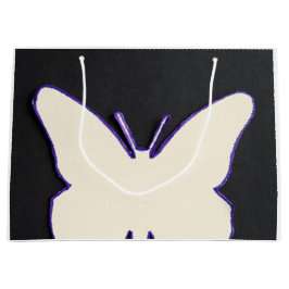 BOLSA COMERCIAL DE MARIPOSAS BLANCAS ART DECO