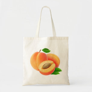Bolsa con albaricoques cortados