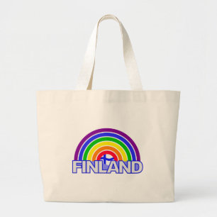 Bolsa con arco iris en Finlandia