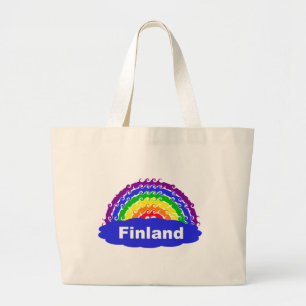 Bolsa con arco iris en Finlandia