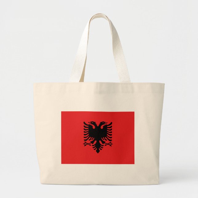 Bolsa con bandera de Albania (Frente)