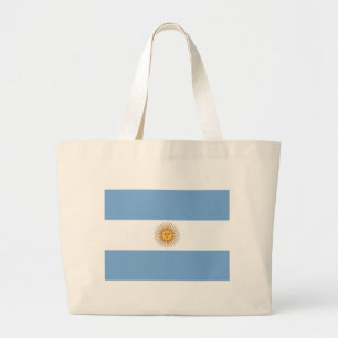 Bolsa con bandera de Argentina