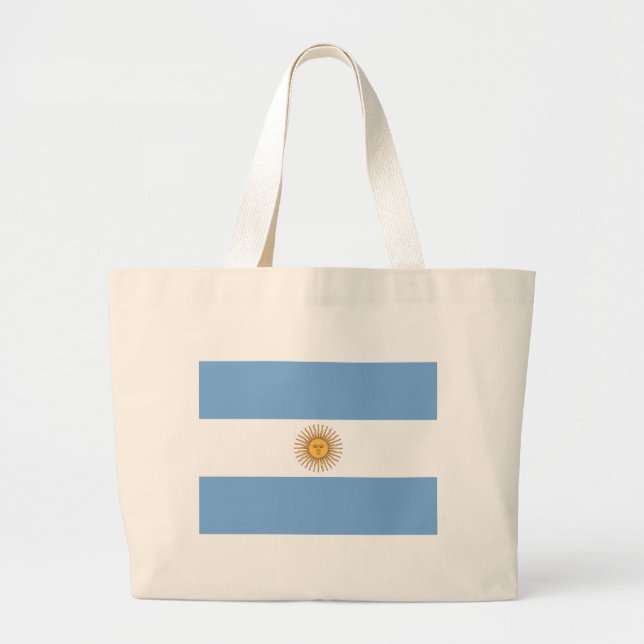 Bolsa con bandera de Argentina (Frente)
