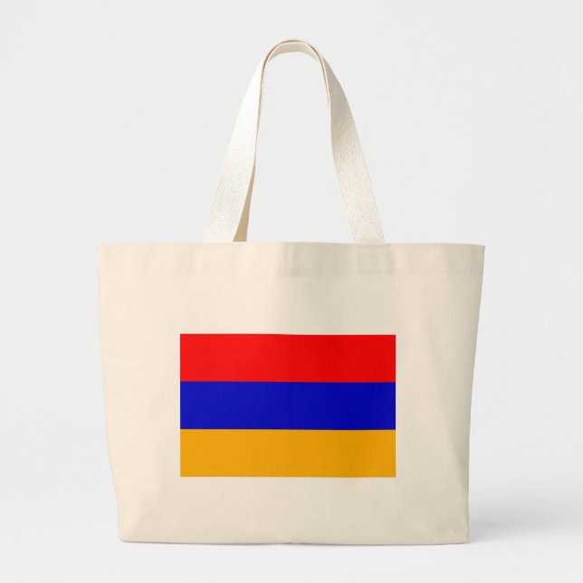 Bolsa con bandera de Armenia (Frente)