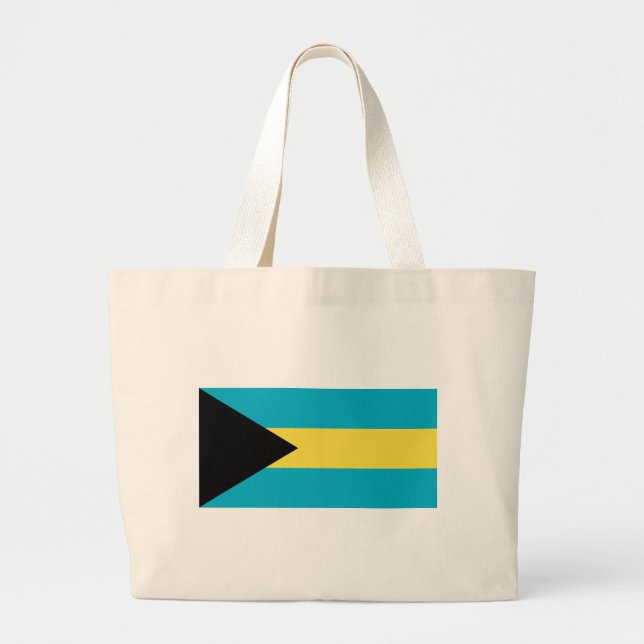 Bolsa con bandera de Bahamas (Frente)