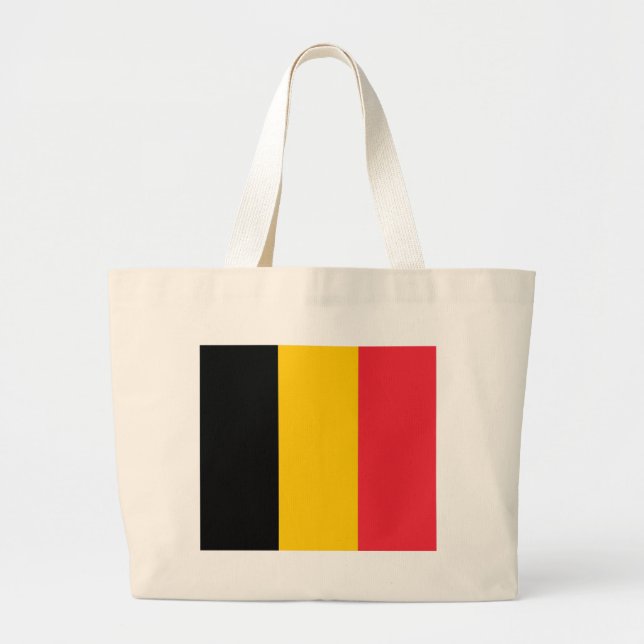 Bolsa con bandera de Bélgica (Frente)