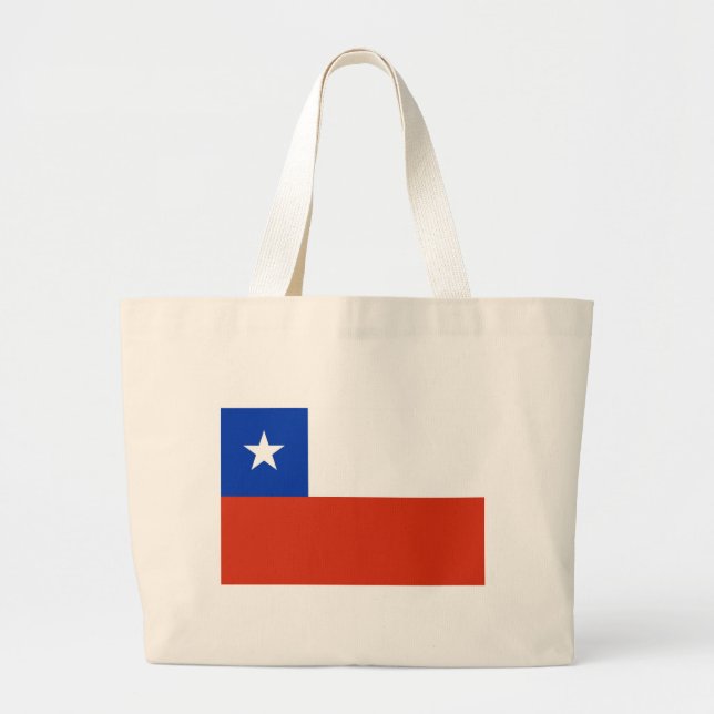 Bolsa con bandera de Chile (Frente)