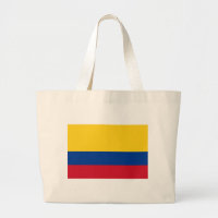 Bolsa con bandera de Colombia