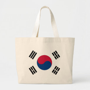 Bolsa con bandera de Corea del Sur