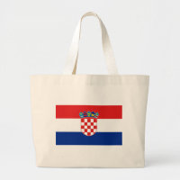 Bolsa con bandera de Croacia