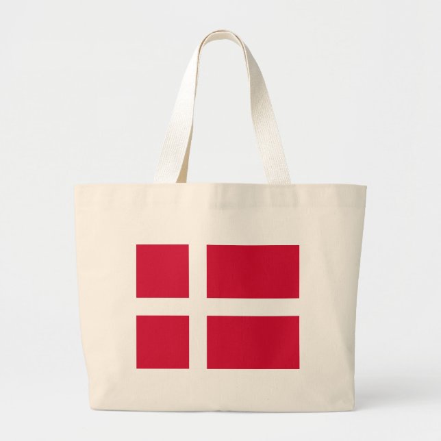 Bolsa con bandera de Dinamarca (Frente)