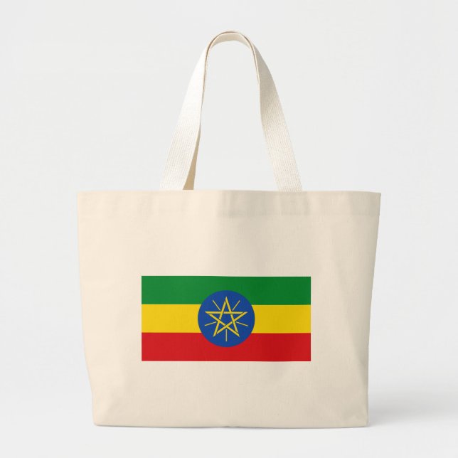 Bolsa con bandera de Etiopía (Frente)