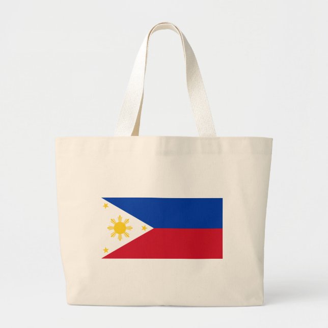 Bolsa con bandera de Filipinas (Frente)