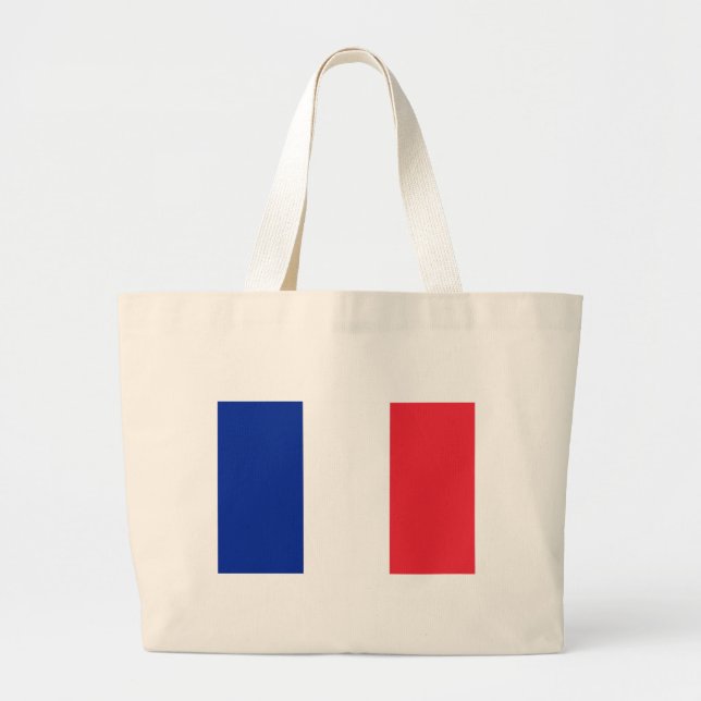 Bolsa con bandera de Francia (Frente)