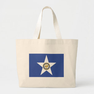 Bolsa con bandera de Houston, Estados Unidos
