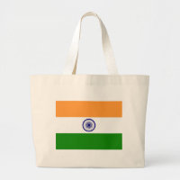 Bolsa con bandera de India