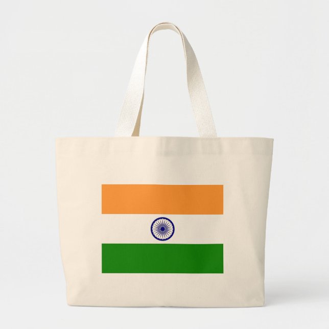 Bolsa con bandera de India (Frente)