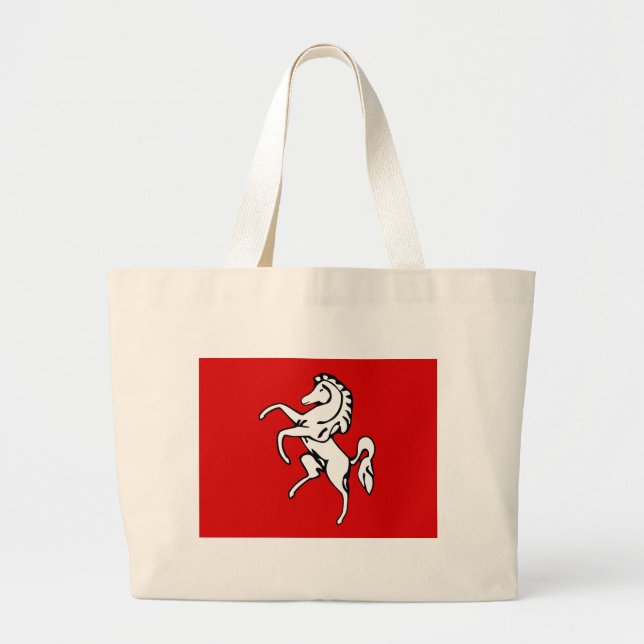 Bolsa con bandera de Kent, Inglaterra (Frente)
