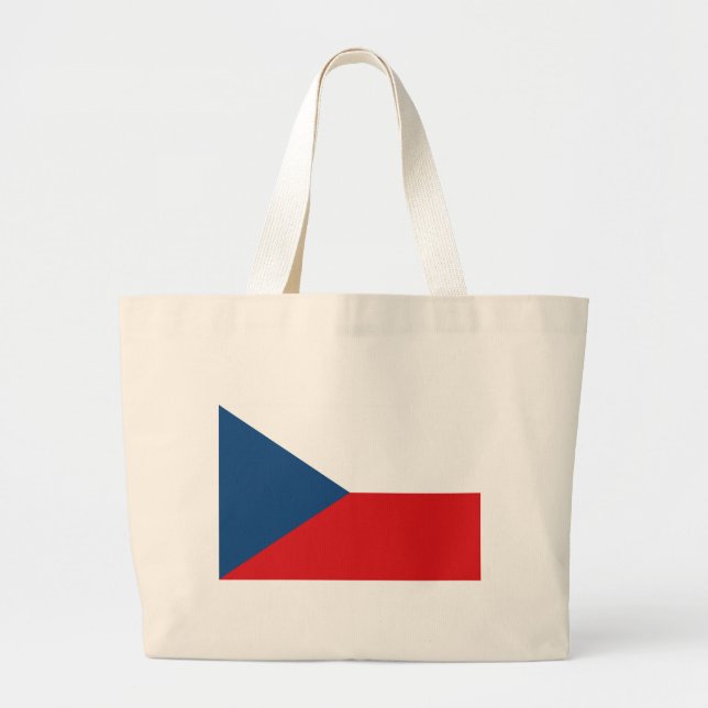 Bolsa con bandera de la República Checa (Frente)