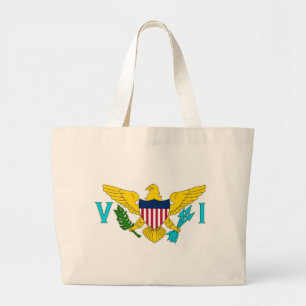 Bolsa con bandera de las Islas Vírgenes - Estados 