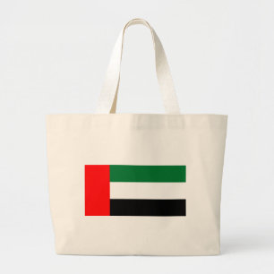Bolsa con bandera de los Emiratos Árabes Unidos