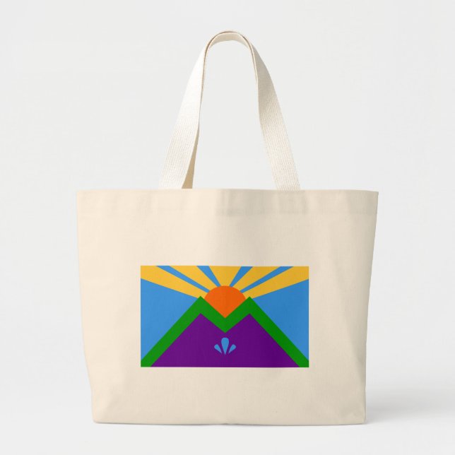 Bolsa con bandera de Manitou Springs, EE. UU. (Frente)