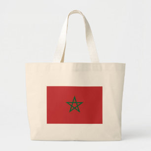 Bolsa con bandera de Marruecos