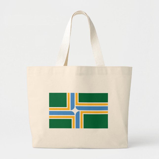 Bolsa con bandera de Portland, Oregon, EE. UU. (Frente)