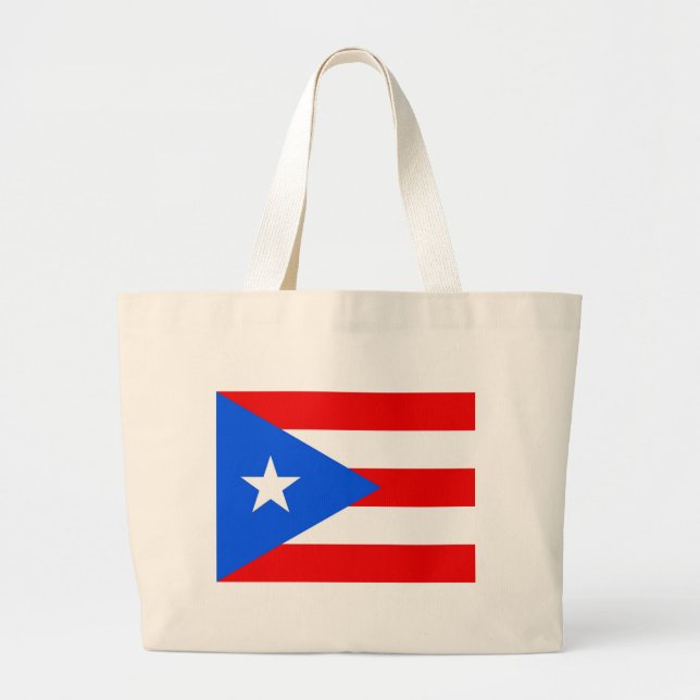 Bolsa con bandera de Puerto Rico - Estados Unidos (Frente)