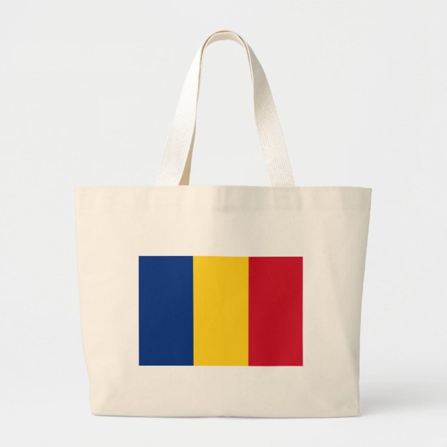 Bolsa con bandera de Rumania (Frente)