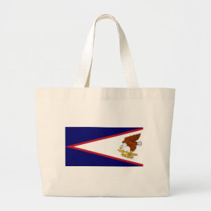 Bolsa con bandera de Samoa Americana - Estados Uni