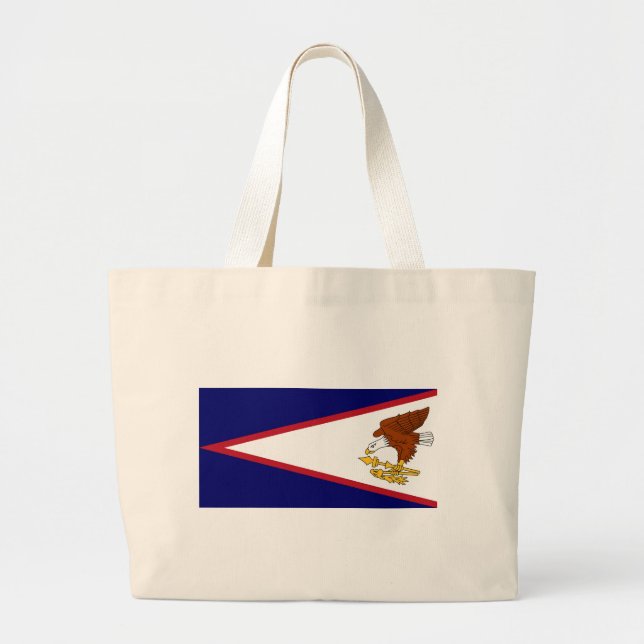 Bolsa con bandera de Samoa Americana - Estados Uni (Frente)