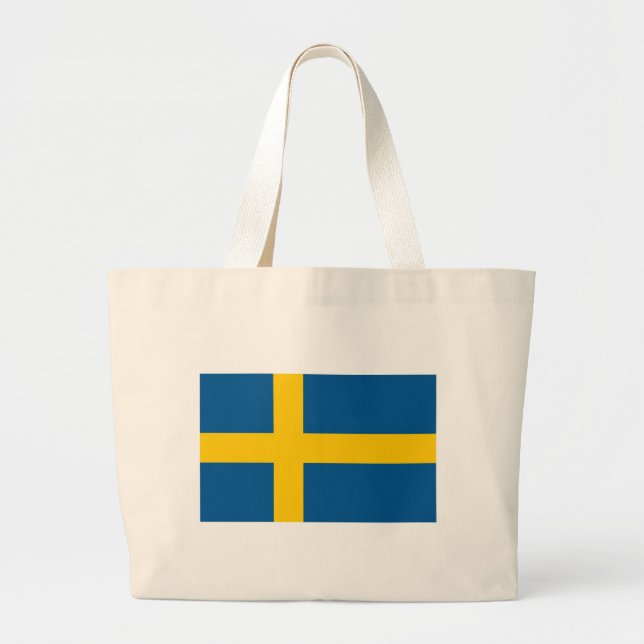 Bolsa con bandera de Suecia (Frente)