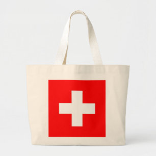 Bolsa con bandera de Suiza