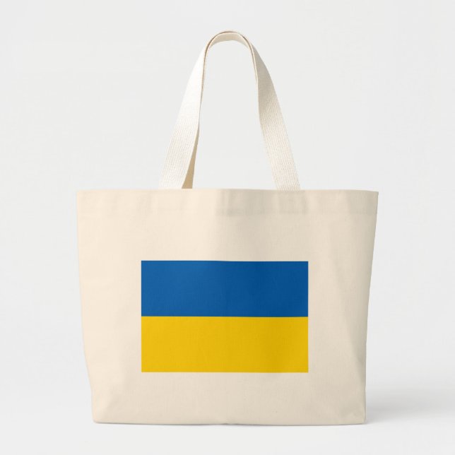 Bolsa con bandera de Ucrania (Frente)