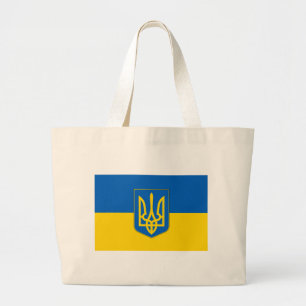 Bolsa con bandera de Ucrania