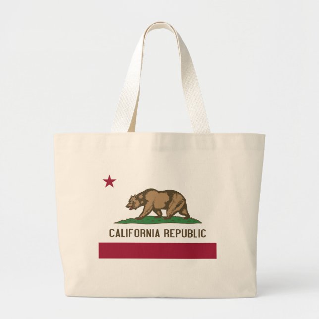 Bolsa con bandera del estado de California - Estad (Frente)