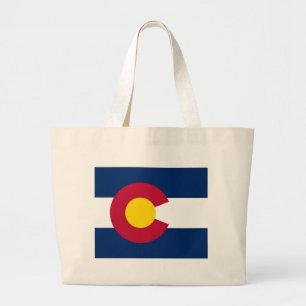 Bolsa con bandera del estado de Colorado - Estados