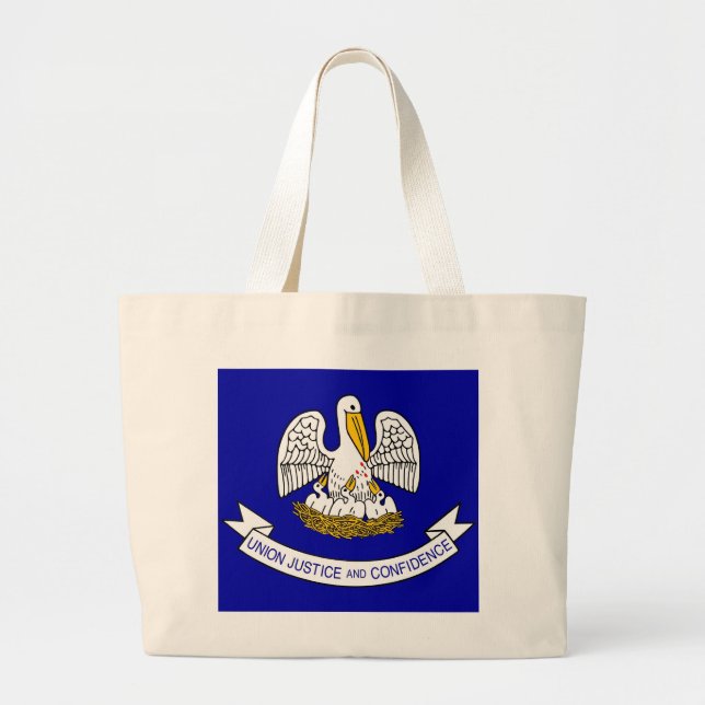 Bolsa con bandera del estado de Luisiana - Estados (Frente)