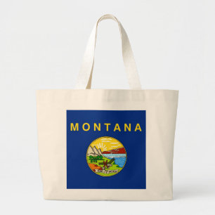 Bolsa con bandera del estado de Montana - Estados 