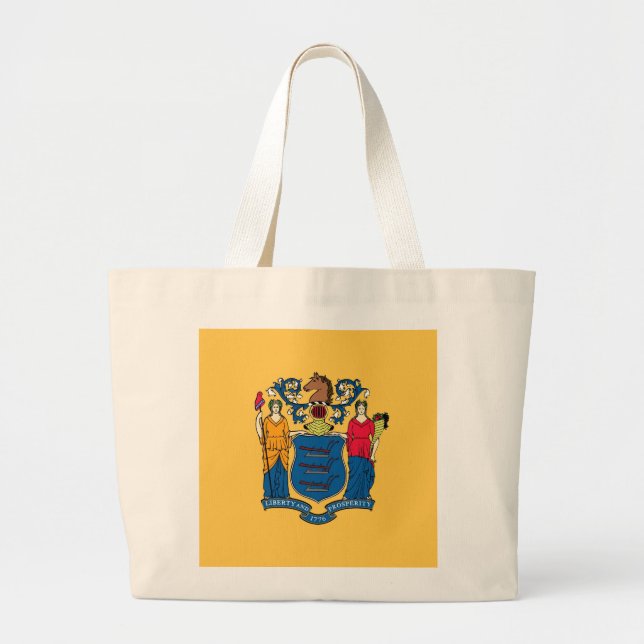 Bolsa con bandera del estado de Nueva Jersey - Est (Frente)