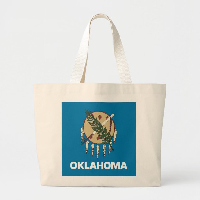 Bolsa con bandera del estado de Oklahoma - Estados (Frente)