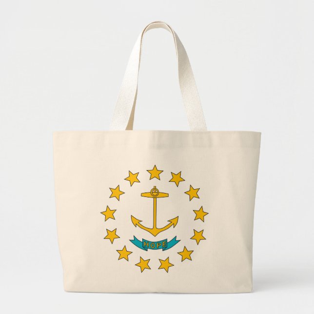 Bolsa con bandera del estado de Rhode Island - Est (Frente)