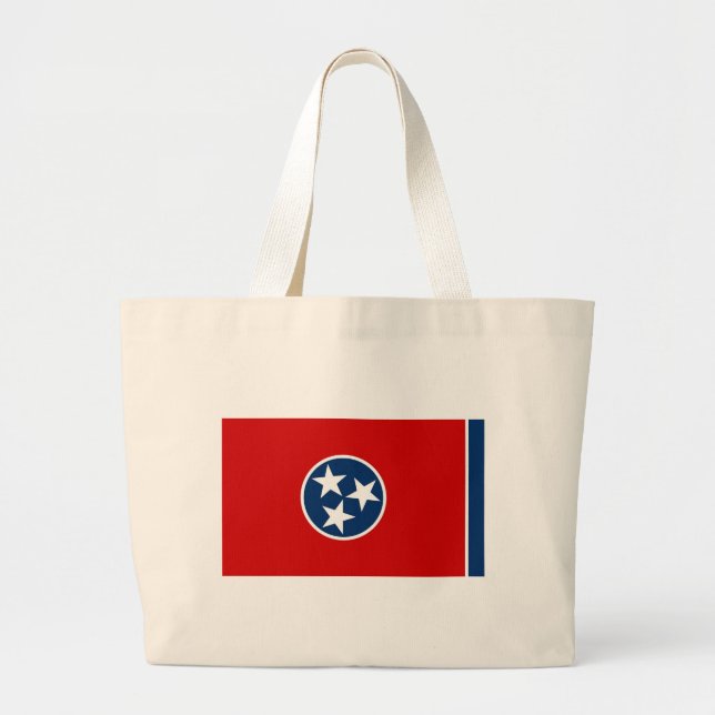 Bolsa con bandera del estado de Tennessee - Estado (Frente)