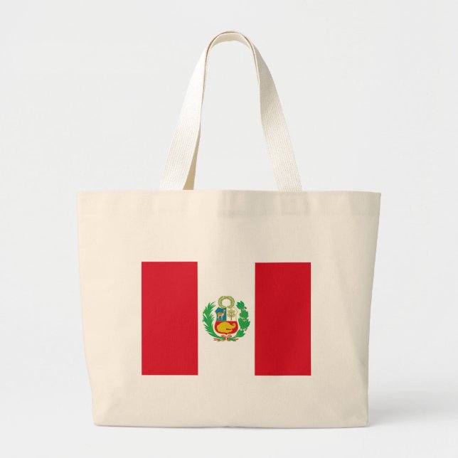 Bolsa con bandera del Perú (Frente)