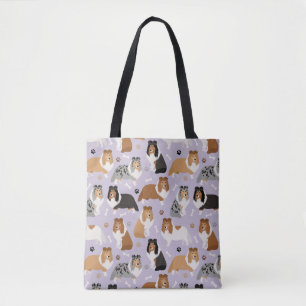 Bolsa con bolas y patas de concha