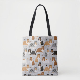 Bolsa con bolas y patas de concha