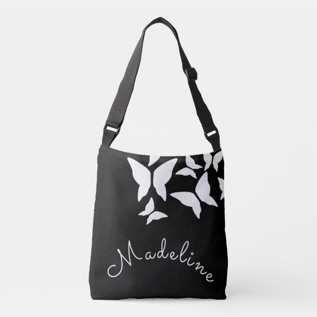 Bolsa con cordón del nombre de mariposas (Anverso)